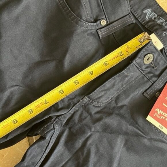 Skinny Jeans Dark Blue, Arizona sz 1 Juniors JCP Darkest Blue 7in Mid Rise Slim - Picture 3 of 8